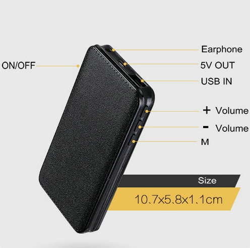 Power Bank Ses Kayıt Cihazı